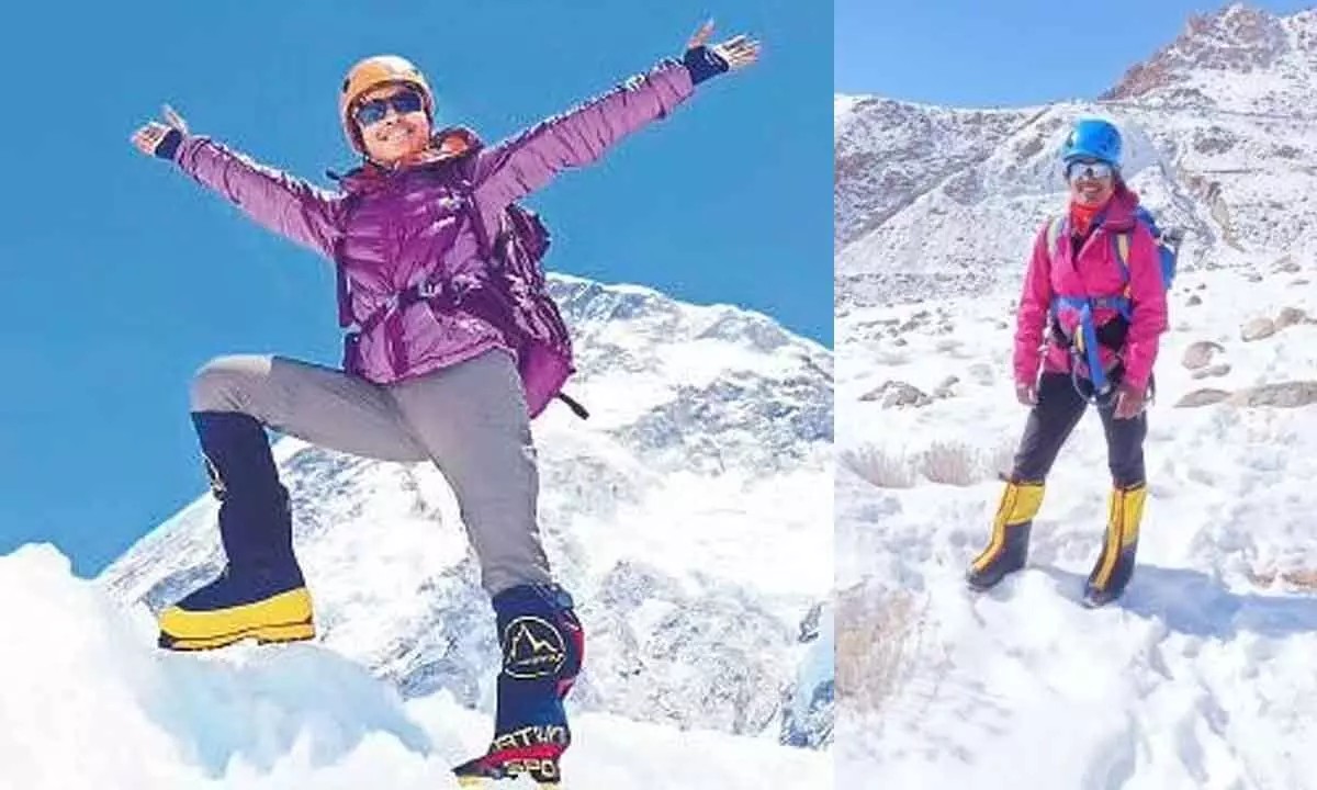 Indian woman among 26 climbers to scale Mt. Manaslu in Nepal