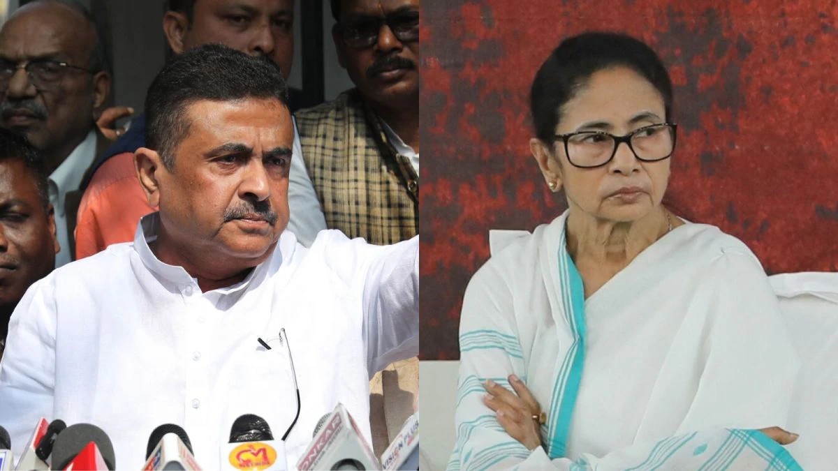 Suvendu files nomination from Nandigram, braces for duel with Mamata in Bhabanipur