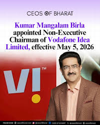 Kumar Mangalam Birla takes charge as non-executive Chairman of Vodafone Idea
