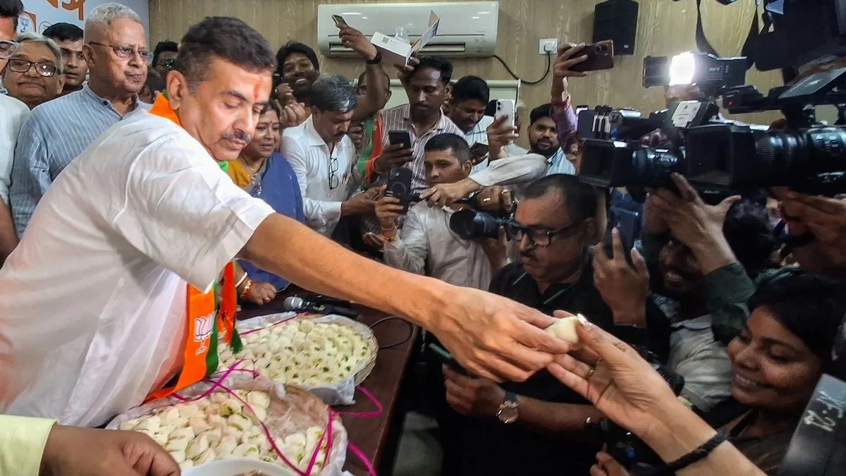 Purba Medinipur, Nandigram erupt in celebrations over Suvendu Adhikari’s elevation