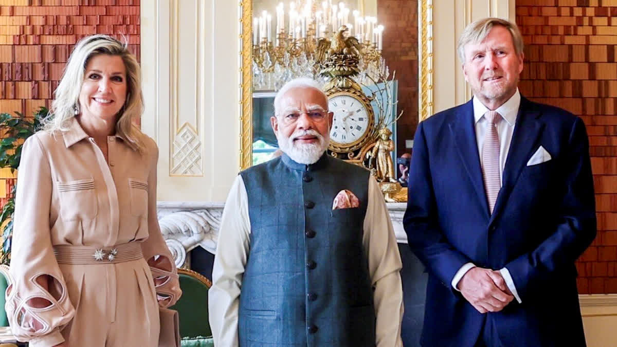 PM Modi meets Dutch royals in official visit to Netherlands