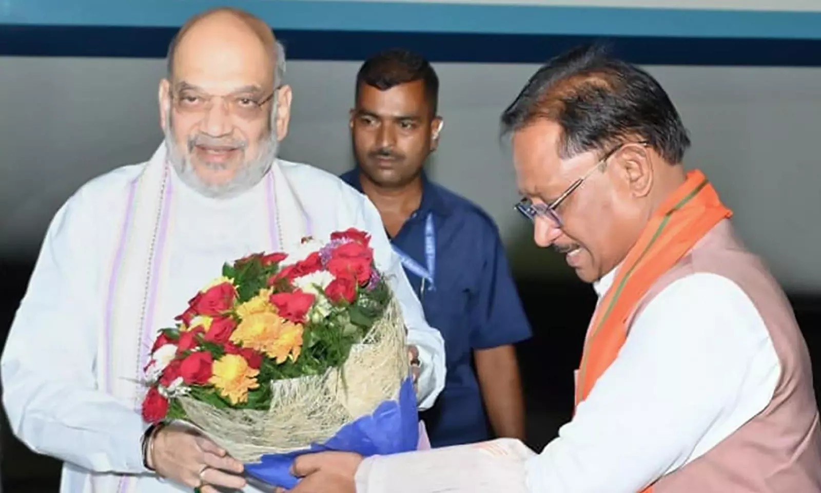 Amit Shah arrives in Raipur on three-day visit; to chair Central Zonal Council meeting in Bastar
