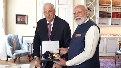 PM Modi receives Norway's highest civilian honour