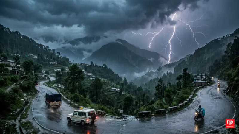 Heavy rain, hail forecast in Uttarakhand; orange alert issued for several districts