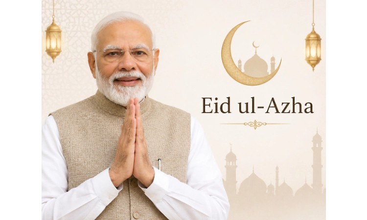 PM Modi greets people on Eid ul-Azha
