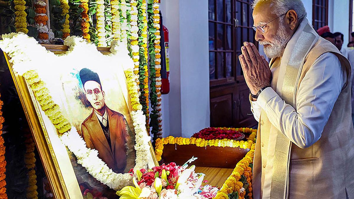PM Modi pays tributes to Savarkar on 143rd birth anniversary