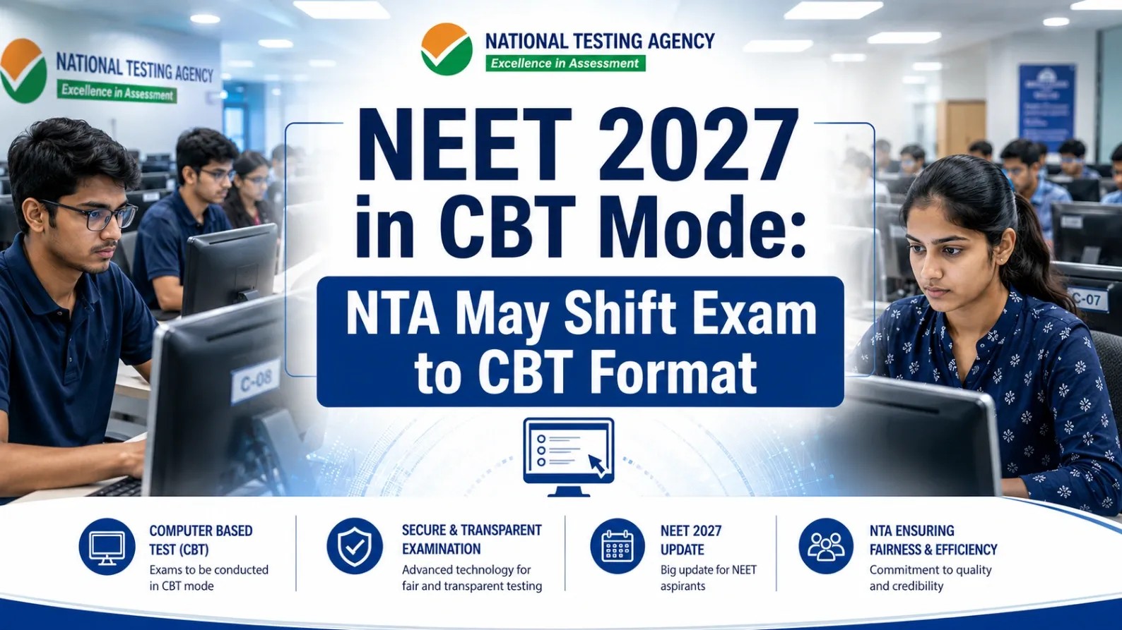 NEET-UG to shift to CBT mode from 2027: NTA to SC
