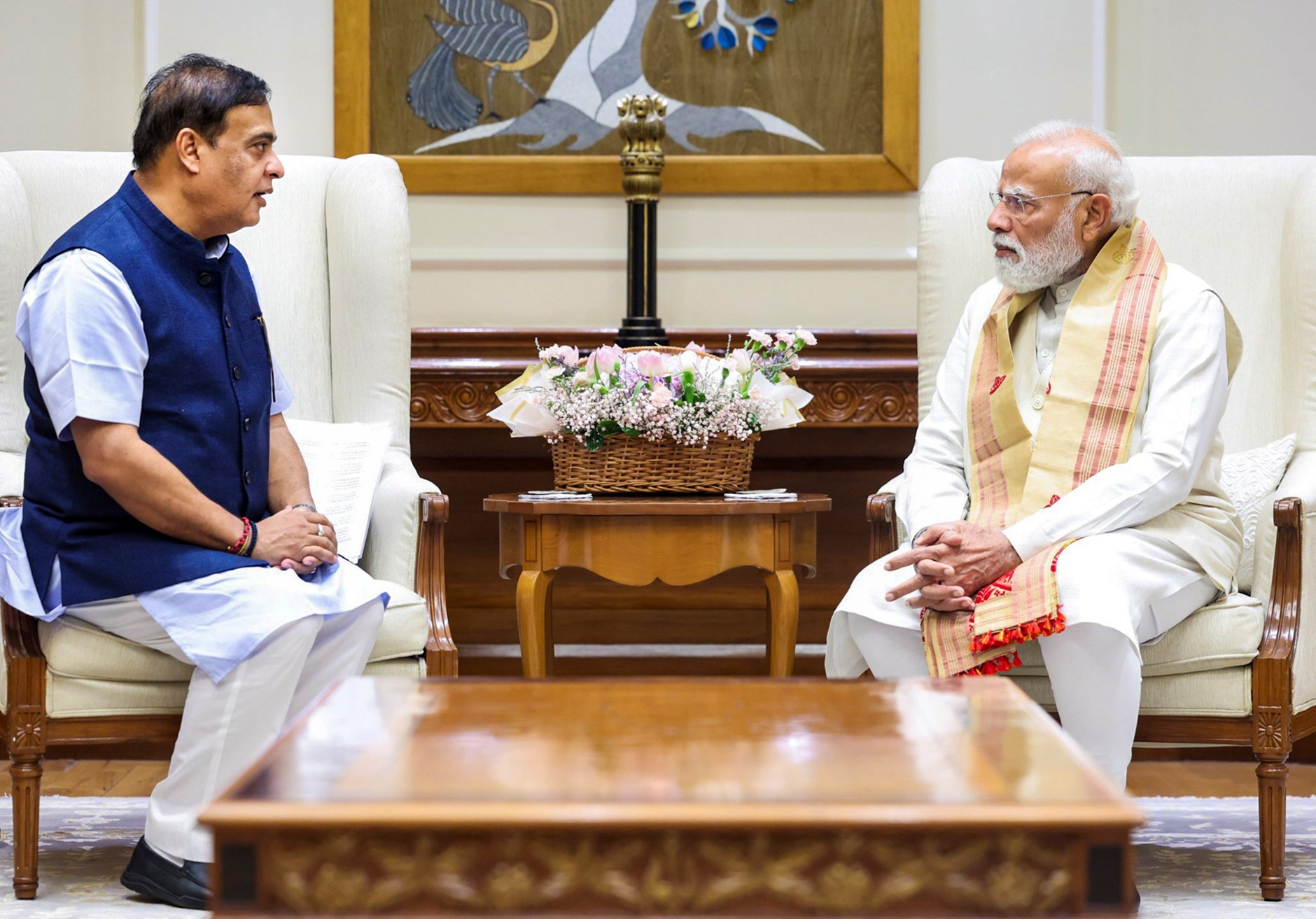Assam CM calls on PM Modi