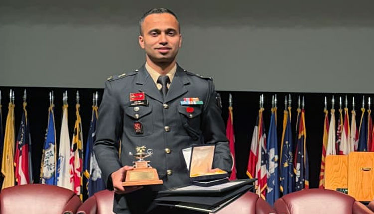 Indian Army major wins two awards at US Army’s advanced training course