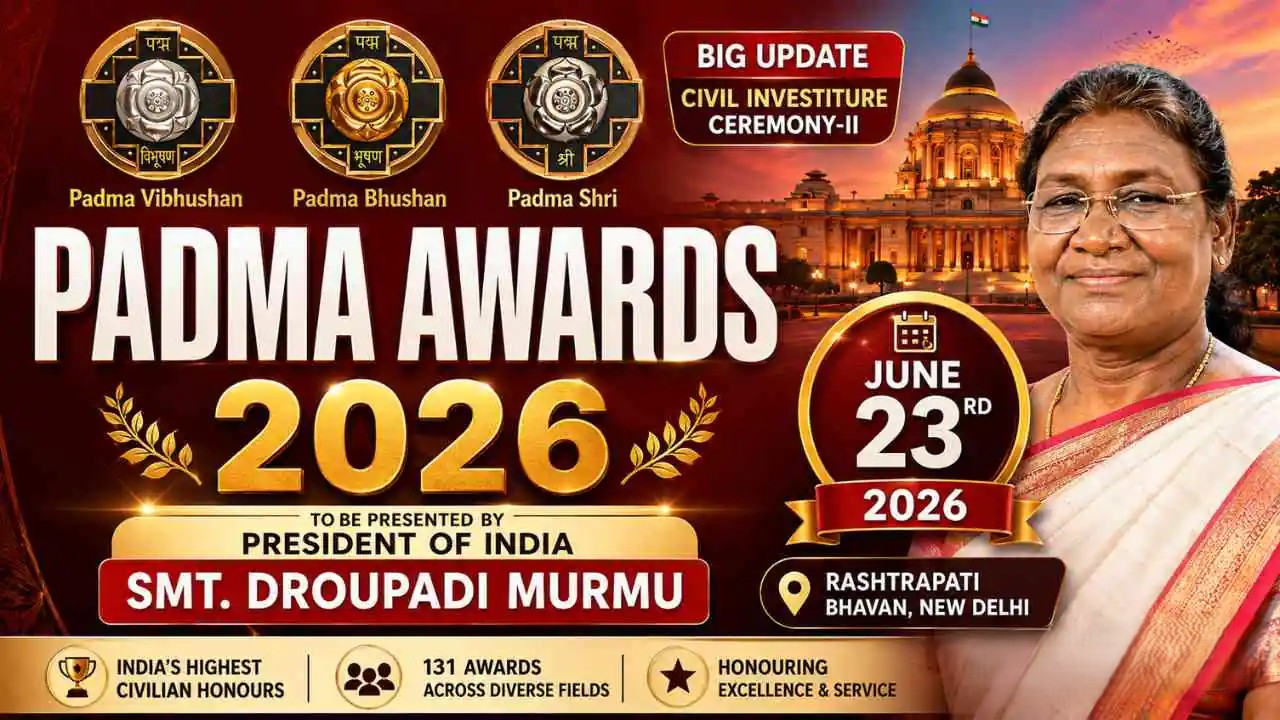 Murmu to present Padma awards on June 23