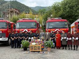 India hands over firefighting vehicles to Bhutan Police to reinforce public safety