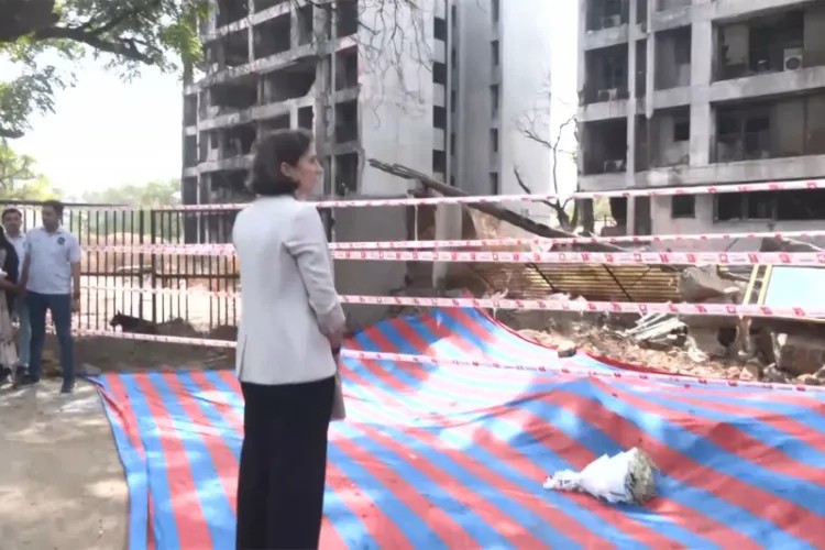 British High Commissioner Lindy Cameron pays tributes to Air India plane crash victims