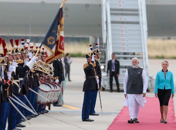 PM Modi arrives in France to attend G7 Summit
