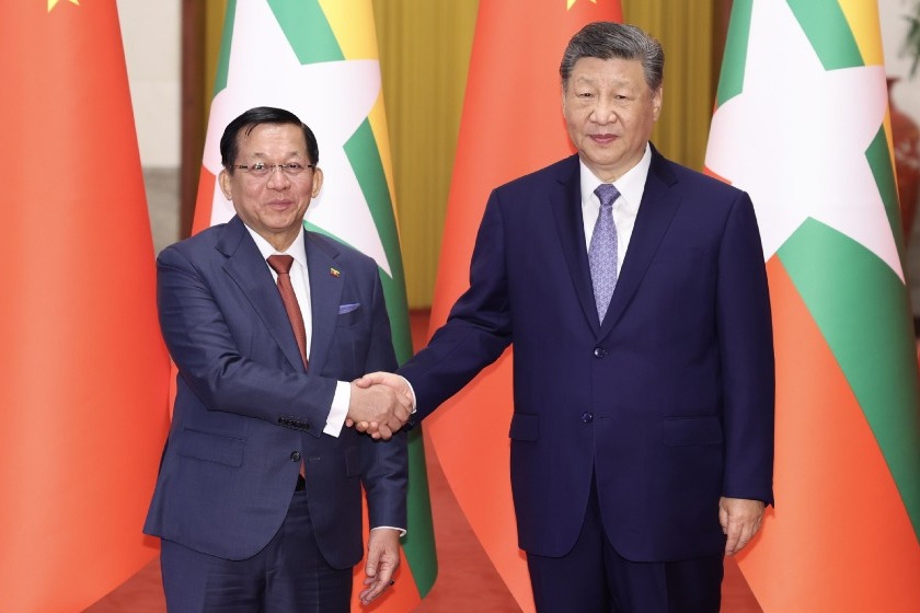 President Xi backs Myanmar counterpart, calls for advancing strategic projects