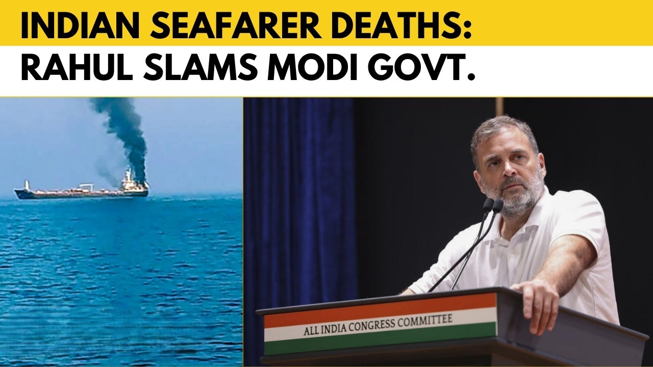 'Pathetic, unacceptable': Cong slams PM for not raising with Trump killing of 3 Indian seafarers