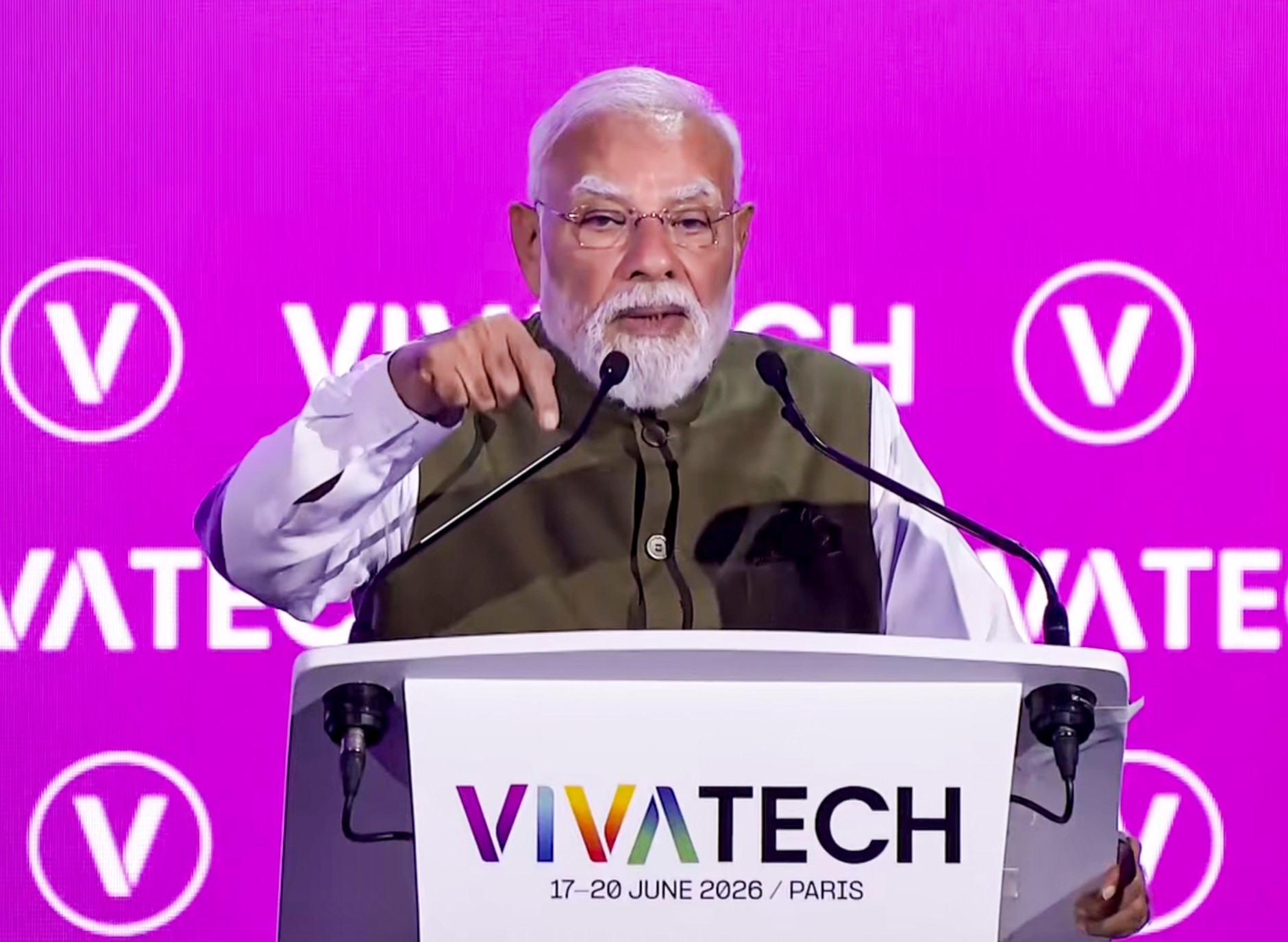 Tech can lead to progress only if democratised; for India AI means 'All Inclusive': Modi