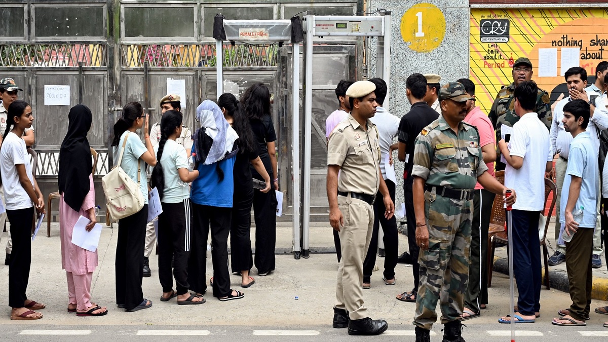 Lakhs appear for NEET re-test amid tight security after paper leak row