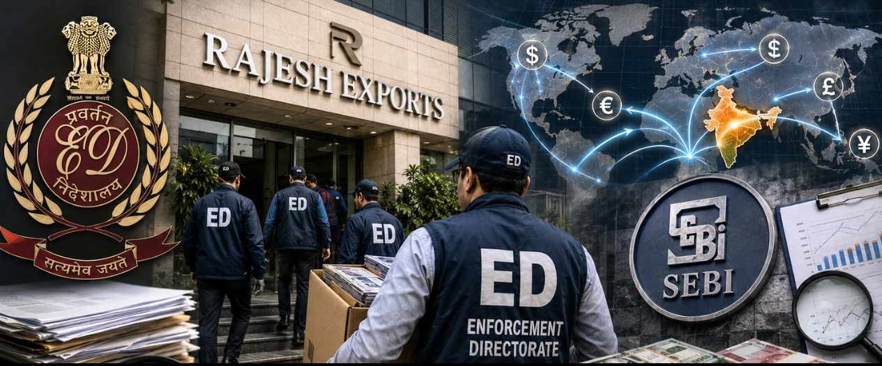 ED raids Rajesh Exports; flags multiple financial transactions