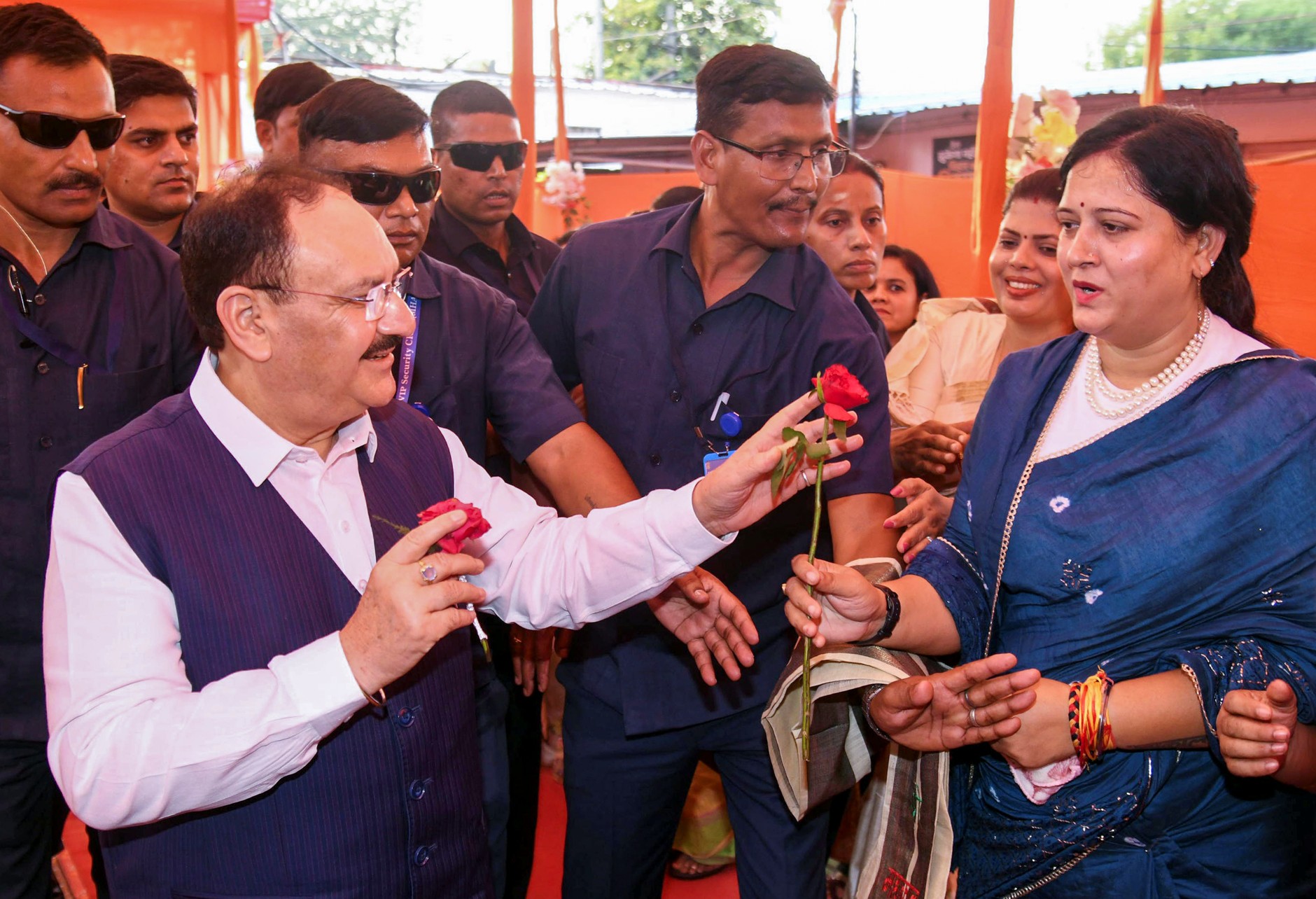 Nadda holds meeting with Bihar BJP office-bearers