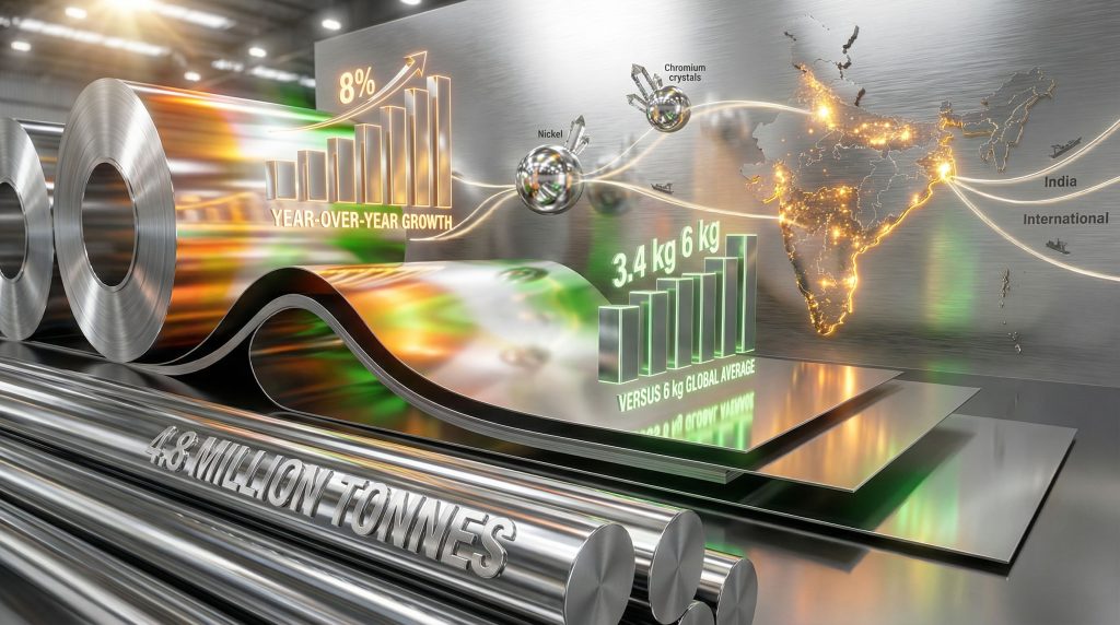'Capacity augmentation, value-added applications critical for making India leader in stainless steel production'