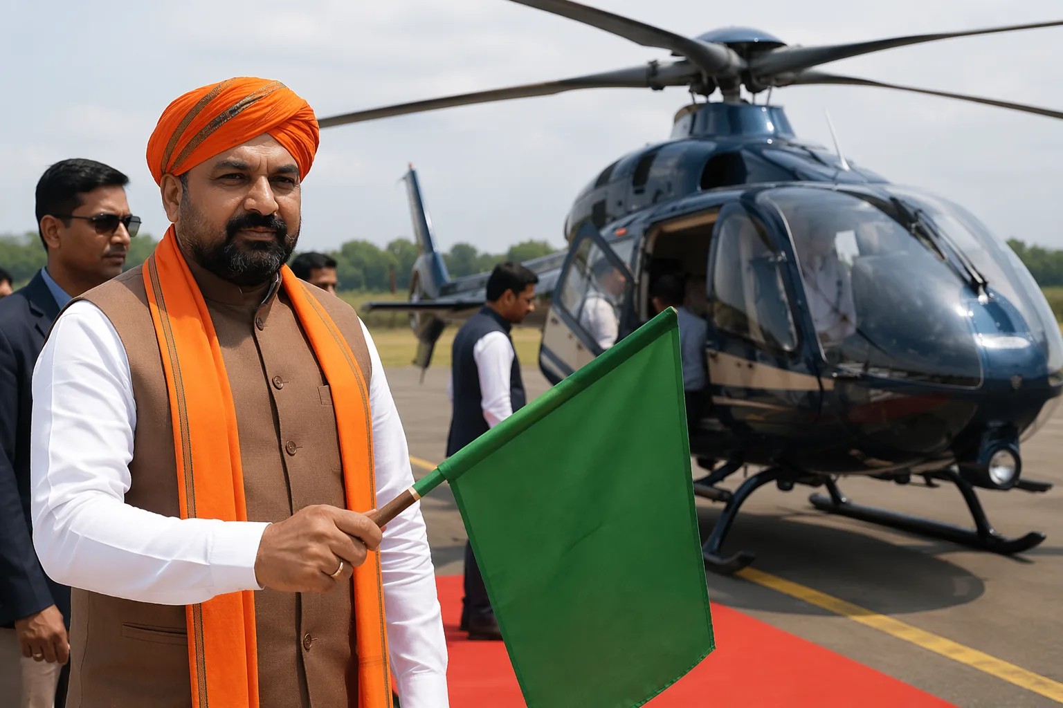 Bihar CM flags off helicopter joyrides in Patna
