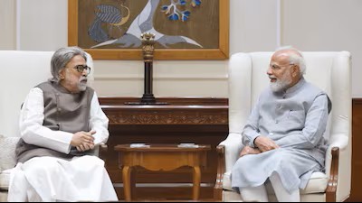TMC rebel Sudip Bandyopadhyay meets PM Modi