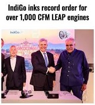 IndiGo to place order for over 1,000 aircraft engines with CFM International