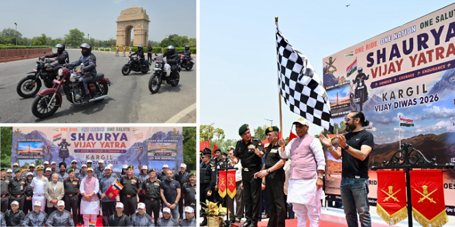 Shaurya Sandhya, motorcycle display: Army kicks off commemorative events to honour Kargil heroes