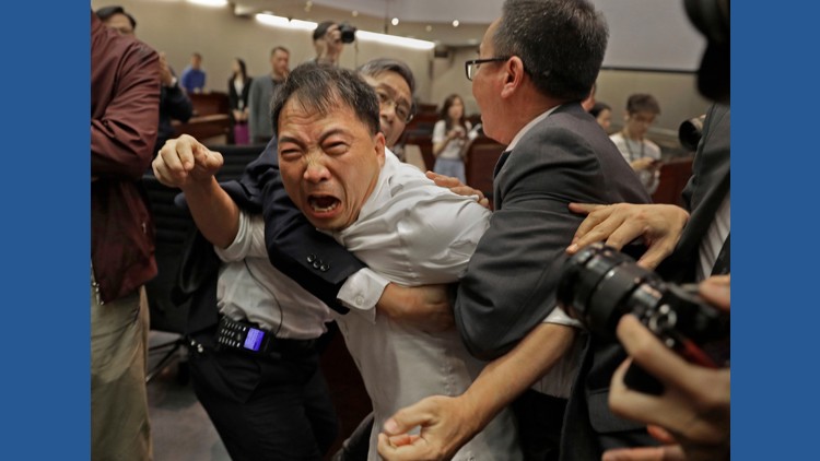 Hong Kong democracy activist's long-awaited London reunion may be cut short