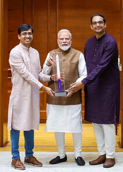 Skyroot Aerospace founders meet PM Modi; discuss Vikram-1 mission, vision on future of space