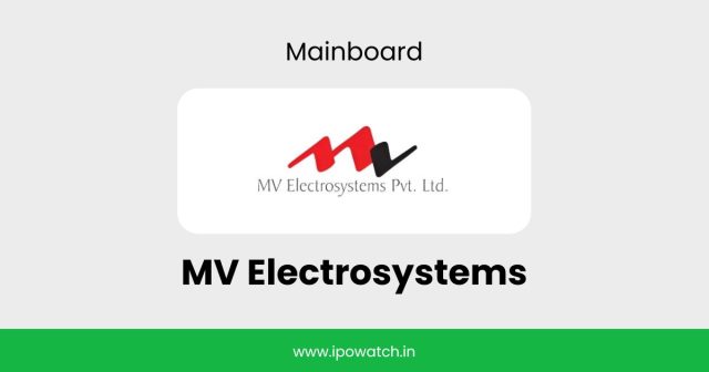 MV Electrosystems raises Rs 130.5 crore from anchor investors