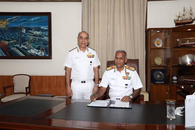 Vice Admiral A N Pramod assumes charge as new Deputy Chief of Naval Staff