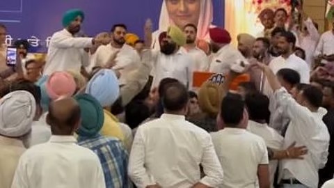 Pro-Channi slogans raised in presence of Baghel, Warring at Cong event in Patiala