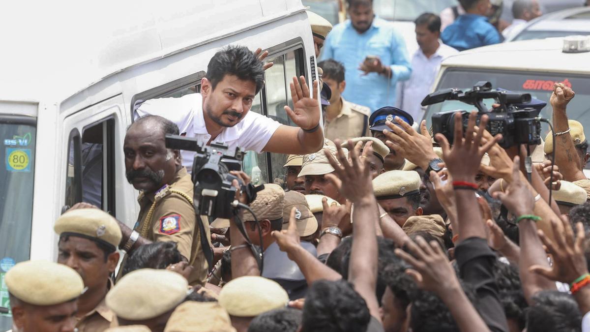 Former TN deputy CM Udhayanidhi Stalin arrested for 'double-meaning' remark, released