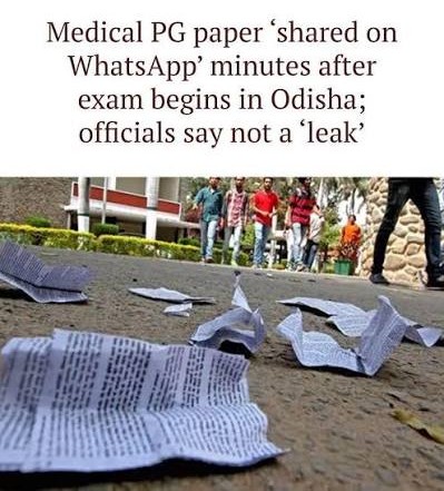 Odisha govt panel begins probe into 'circulation' of medical PG exam question paper