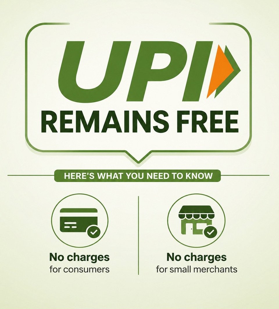 No charges for UPI users, vast majority of transactions to remain free for merchants as well: Govt