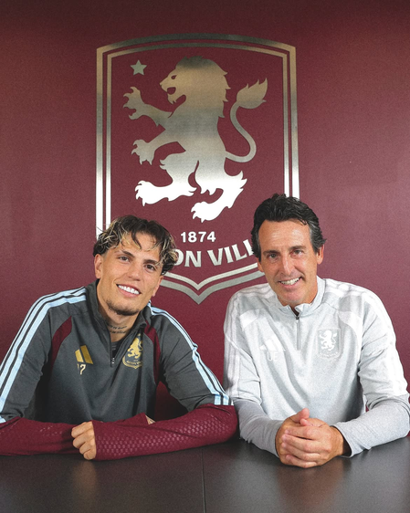 ‘He made me feel valued’: Garnacho reveals Emery’s role in Aston Villa move
