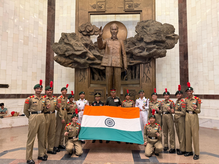 Indian NCC delegation visits Presidential Palace in Vietnam, pays respects to Ho Chi Minh