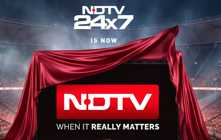 NDTV 24x7 becomes NDTV, unveils new identity anchored in ‘When It Really Matters’