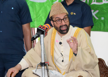 Mirwaiz Umar Farooq says authorities prevented him from addressing religious gathering