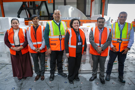 Humanitarian assistance sent by India arrives in Colombia