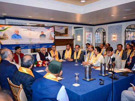 CM Patel pitches GIFT City, emerging sectors to Gujarati diaspora in Washington
