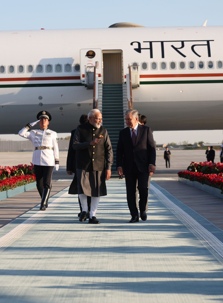 My fourth visit to Uzbekistan reflects growing momentum in bilateral ties: PM Modi (Ld)
