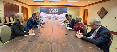 FM Sitharaman pitches for India as manufacturing, innovation hub