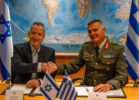 Israel and Greece sign giant 'Achilles Shield' defence deal to tackle 'common regional challenges'