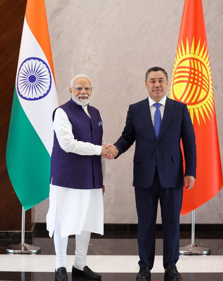 PM Modi, Kyrgyzstan President Zhaparov reaffirm commitment to strengthen Strategic Partnership