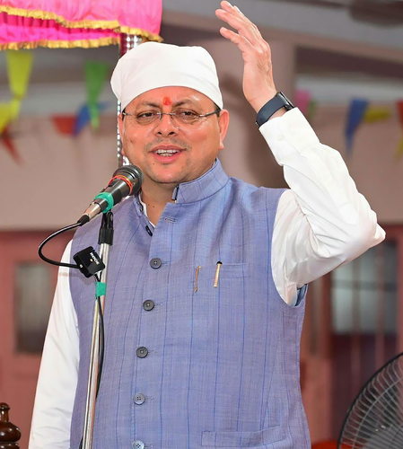 CM Dhami hits out at Rahul Gandhi for not reacting on 'controversial remarks' of Muslim clerics