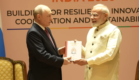 Gift to President Putin part of PM Modi's bid to globally display India's heritage